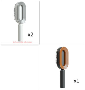 Self Cleaning Hair Brush For Women One-key Cleaning Hair Loss Airbag Massage Scalp Comb Anti-Static Hairbrush My Store