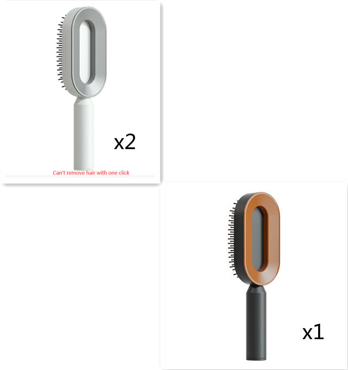 Self Cleaning Hair Brush For Women One-key Cleaning Hair Loss Airbag Massage Scalp Comb Anti-Static Hairbrush My Store