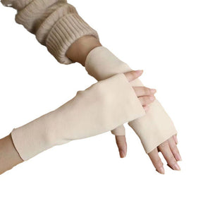 Thermal Gloves Women's Self-heating Dralon Fingerless Gloves My Store