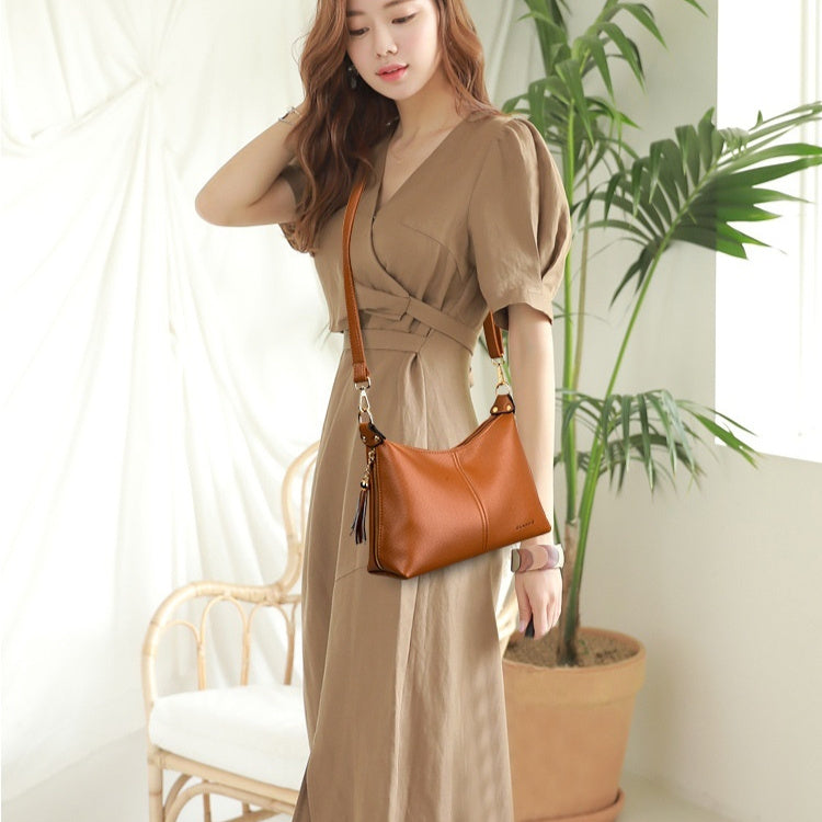 Soft Leather Mother Bag All-match One-shoulder Fashion Trendy Handbag My Store