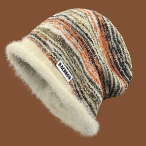 Cold-proof Warm Hipster Mixed Color All-match Bag Cap Pullover Hat Cap My Store