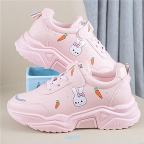 Spring And Autumn Primary School Students Casual All-match Pu Running Shoes My Store