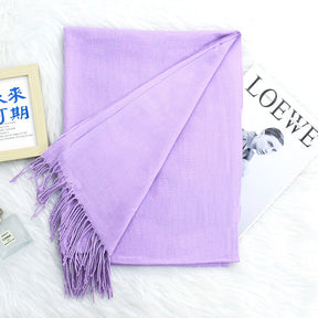 Annual Meeting Warm Cashmere Tassel Scarf My Store