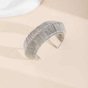 Brushed Exaggerated Alloy C- Shaped Bracelet My Store