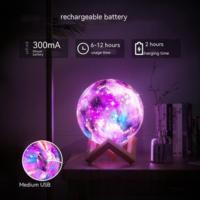 3D Printing Moon Light Galaxy  Light My Store