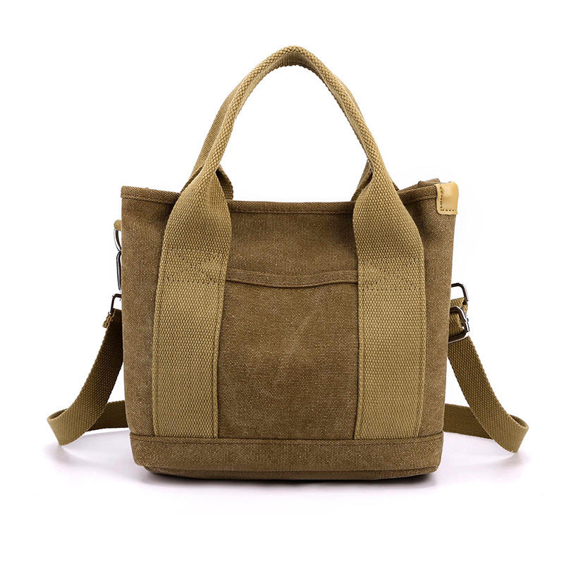 Trendy All-match Simple Fashion Korean Style Large Capacity Commute Leisure Canvas Bag My Store