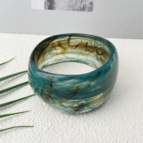 Marble Pattern Acrylic Bracelet Irregular Female My Store