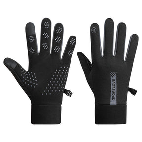 Winter Windproof And Cold Resistant Velvet Warm Touch Screen Anti Slip Gloves My Store