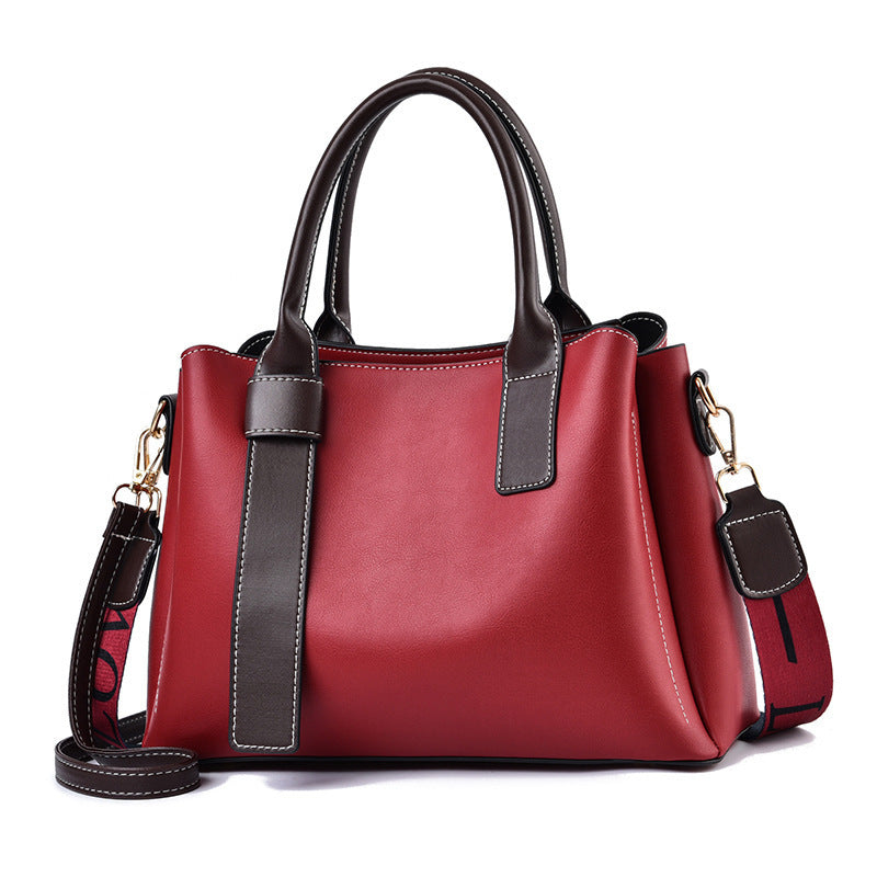 Soft Leather Large Capacity Women's Handbag Fashion Trendy One-shoulder Crossbody Bag My Store