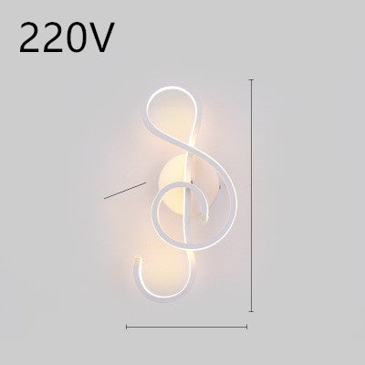 led wall lamp nordic minimalist bedroom bedside lamp My Store