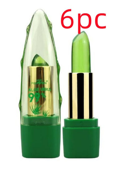 Aloe Vera Gel Color Changing Lipstick Gloss  Moisturizer Anti-drying Desalination Fine-grain Lip Blam Care My Store