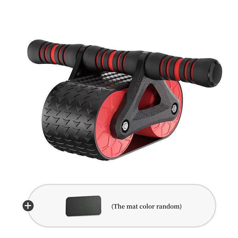 Double Wheel Abdominal Exerciser Women Men Automatic Rebound Ab Wheel Roller Waist Trainer Gym Sports Home Exercise Devices My Store