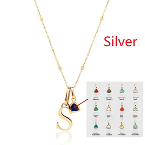 Stainless Steel Letter Pendant Customized Necklace My Store