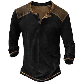 Retro Casual Long Sleeved Men Shirt My Store