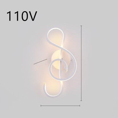 led wall lamp nordic minimalist bedroom bedside lamp My Store