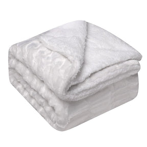 Thickened Flannel Lamb Wool Composite Double Blanket Leisure Blanket Gift Blanket My Store