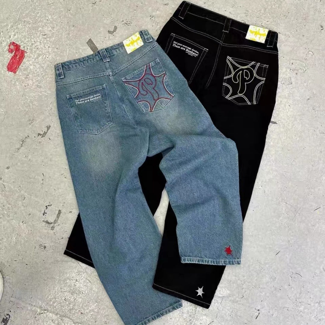 New Hip-hop Fashion Jeans For Men And Women My Store