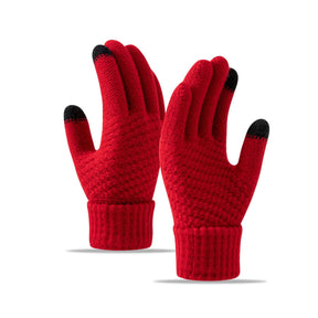 Fleece-lined Wind-proof And Cold Protection Cycling Knitted Warm Gloves My Store