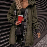 Mid-length Casual Coat For Women Anorak My Store