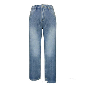 Women's Jeans Loose Mid Waist Casual Straight-leg My Store