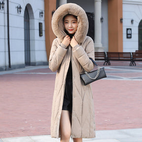 Women's Cotton-padded Coat Fashion Waist-controlled Thickened My Store