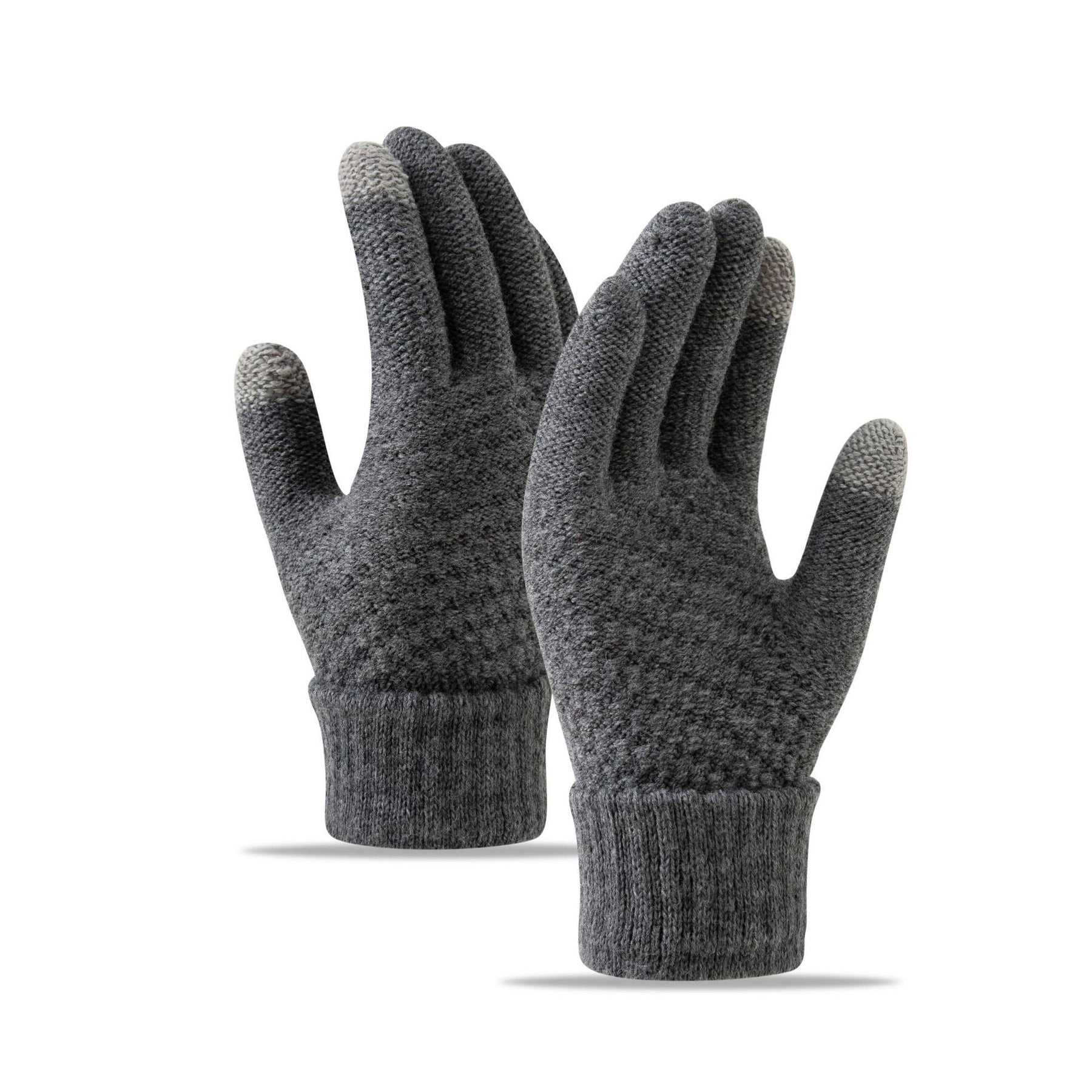 Fleece-lined Wind-proof And Cold Protection Cycling Knitted Warm Gloves My Store