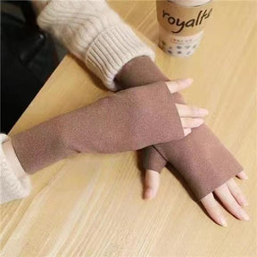 Thermal Gloves Women's Self-heating Dralon Fingerless Gloves My Store