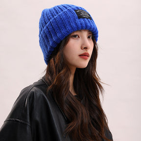 Knitted Hat Winter Warm Pile Heap Cap Men My Store