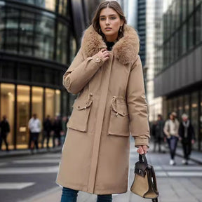 Parka Women's Overknee Long Cotton Coat Jacket Trench Coat My Store