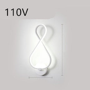 led wall lamp nordic minimalist bedroom bedside lamp My Store