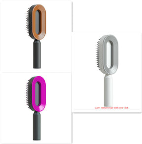 Self Cleaning Hair Brush For Women One-key Cleaning Hair Loss Airbag Massage Scalp Comb Anti-Static Hairbrush My Store