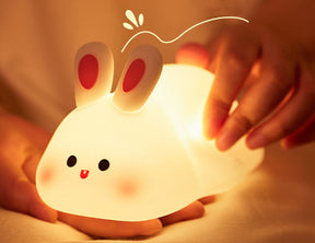 Cute Silicone Night Lights Sheep Cartoon Bedroom Lamp For Children's Room Decor Rechargeable Timing Dimming Sleep Night Light My Store