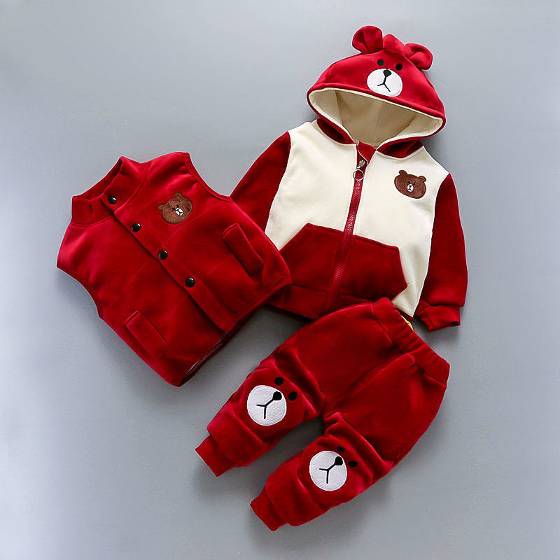 Three-piece Set Of Baby Clothes For Children And Children My Store