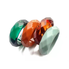 Crystal-like Colorful Exaggerated Acrylic Bracelet For Women My Store