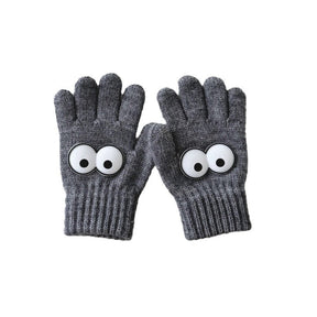 Warm Wool Knitted Five-finger Baby Gloves My Store