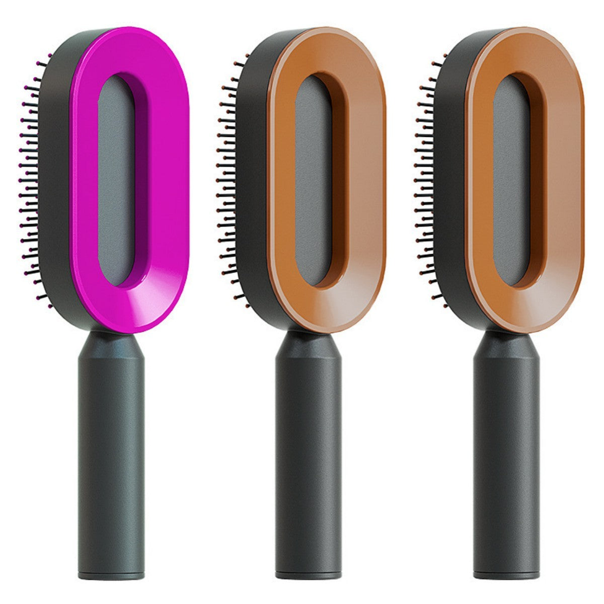 Self Cleaning Hair Brush For Women One-key Cleaning Hair Loss Airbag Massage Scalp Comb Anti-Static Hairbrush My Store