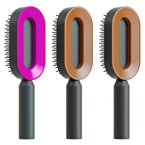 Self Cleaning Hair Brush For Women One-key Cleaning Hair Loss Airbag Massage Scalp Comb Anti-Static Hairbrush My Store