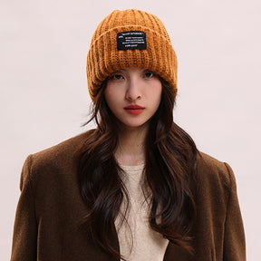 Knitted Hat Winter Warm Pile Heap Cap Men My Store