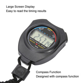 2 PCS Sports Stopwatch Timer, Multifunctional Digital LCD Handheld Stopwatch for Racing/Running My Store