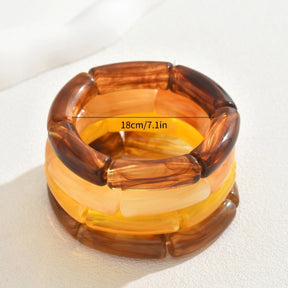 Resin Acrylic Multi-layer Design Bracelet My Store