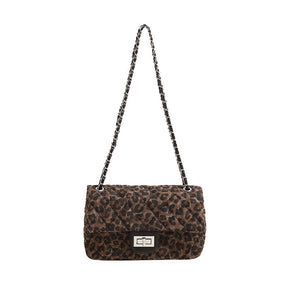 New Leopard Print Shoulder Crossbody Small Square Bag My Store