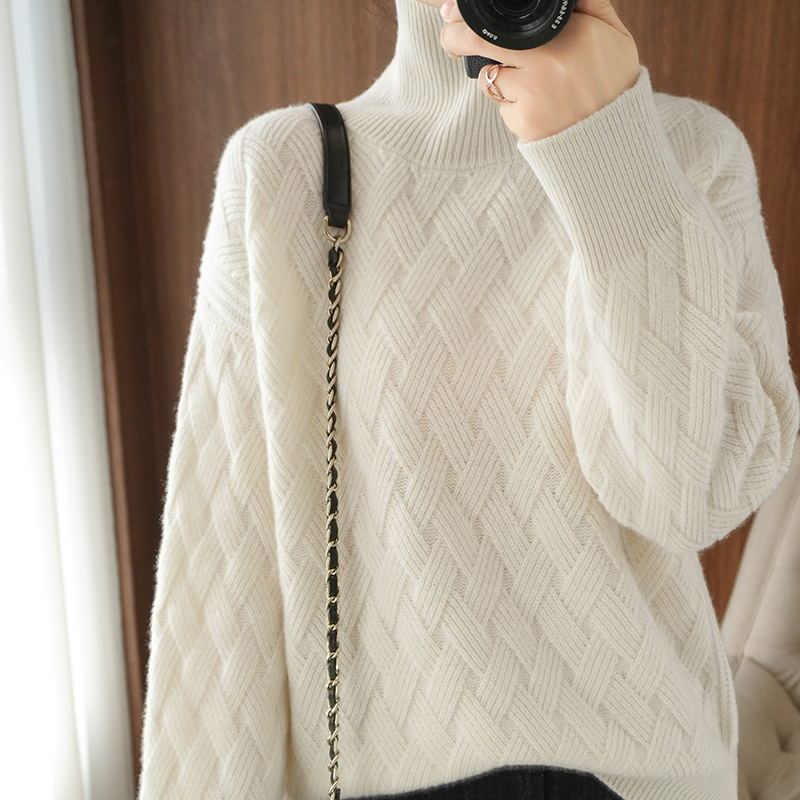 Women's Turtleneck Thread Warm Sweater Knitted Bottoming Shirt My Store