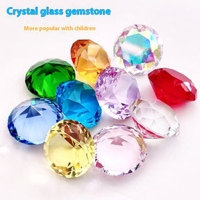 Toy Ten-color Glass Crystal Gem Gift Box Ten-grid Box My Store