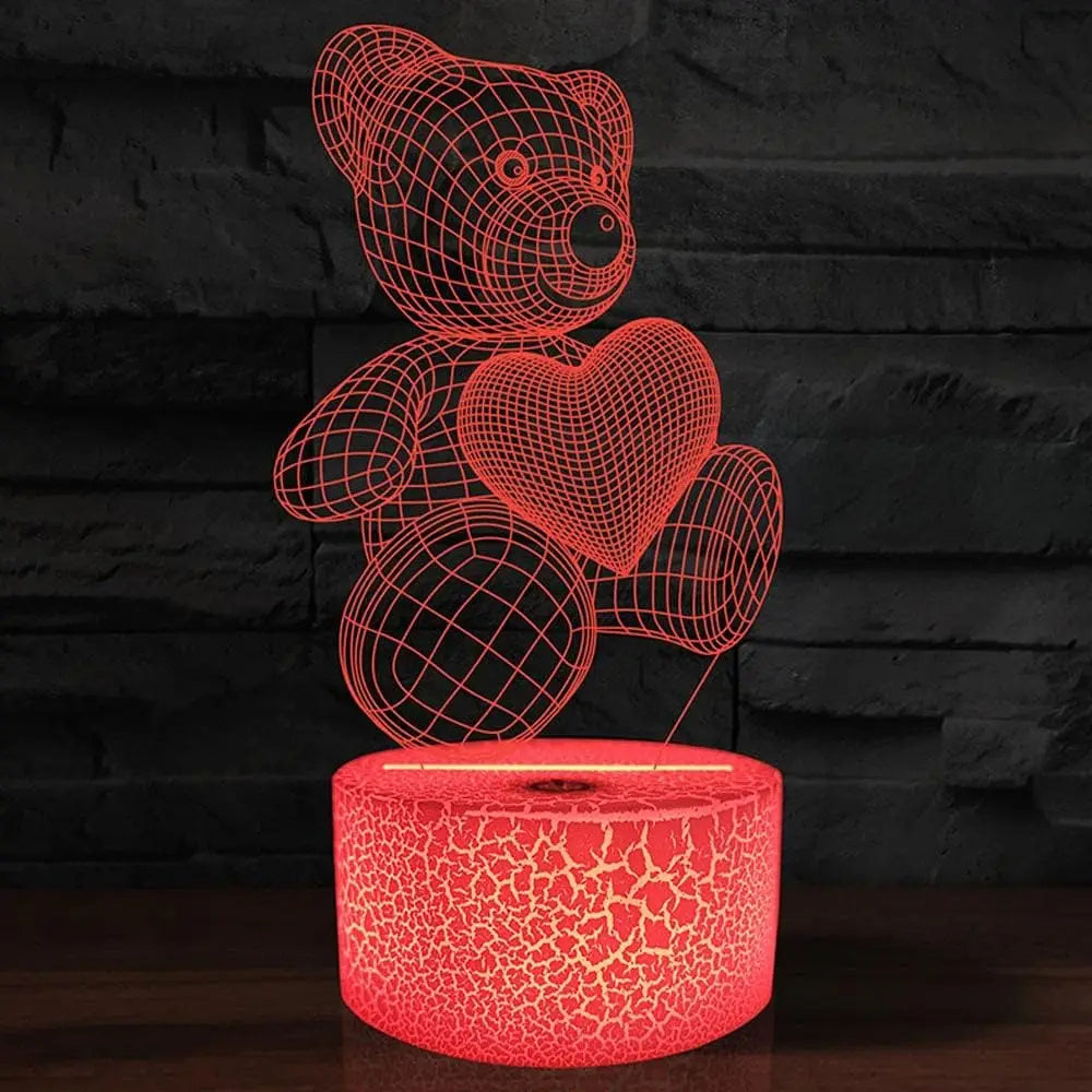 3D Lamp Acrylic USB LED Night Lights Neon Sign Lamp Xmas Christmas Decorations For Home Bedroom Birthday Decor Valentines Day Gifts My Store