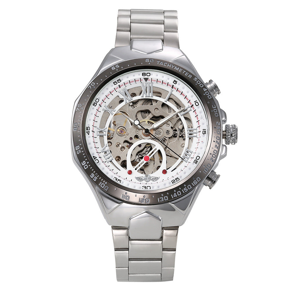 Men's Personality All-steel Hollow Automatic Mechanical Watch My Store