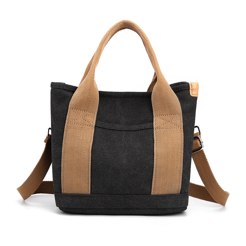 Trendy All-match Simple Fashion Korean Style Large Capacity Commute Leisure Canvas Bag My Store