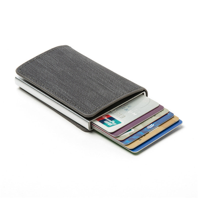 New Fashion Wallet Card Holder Women's Aluminum Alloy Card My Store