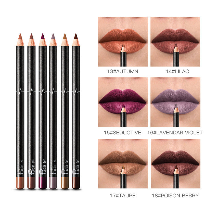 36 Color Lip Liner Waterproof Non-smudge Nude Color My Store