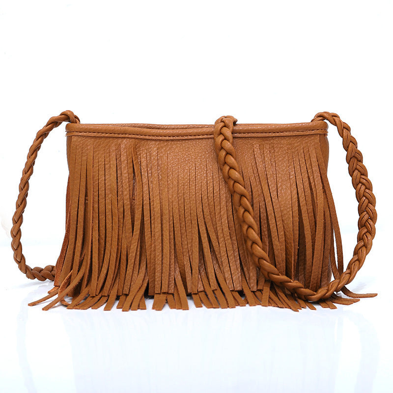 Hand-woven Tassel Bag Shoulder Crossbody Bag My Store