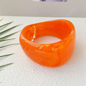 Marble Pattern Acrylic Bracelet Irregular Female My Store